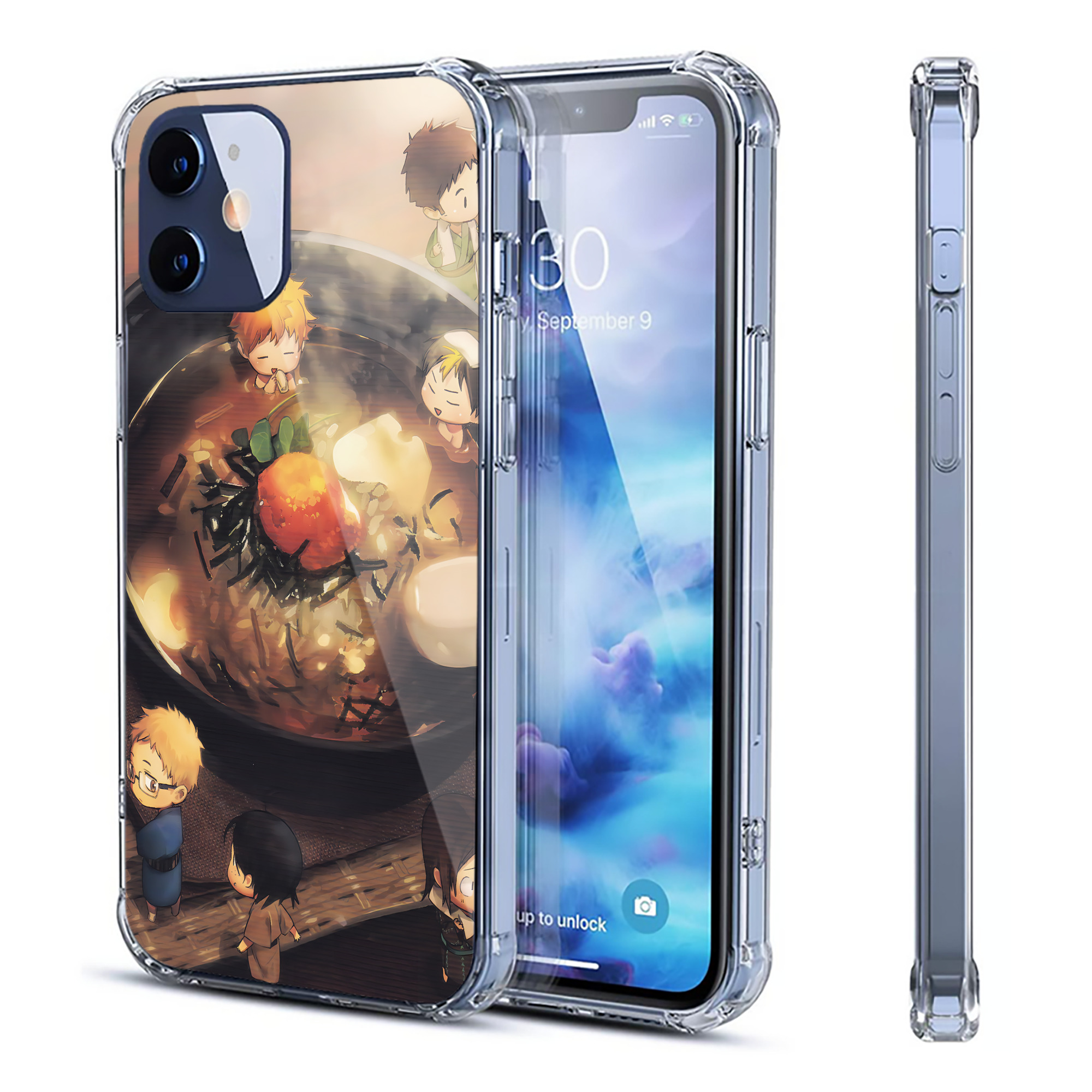 （画像用） ハイキュー!! Haikyu!! 【iPhone 12シリーズ対応】透明スマホケース（クリアソフトケース）